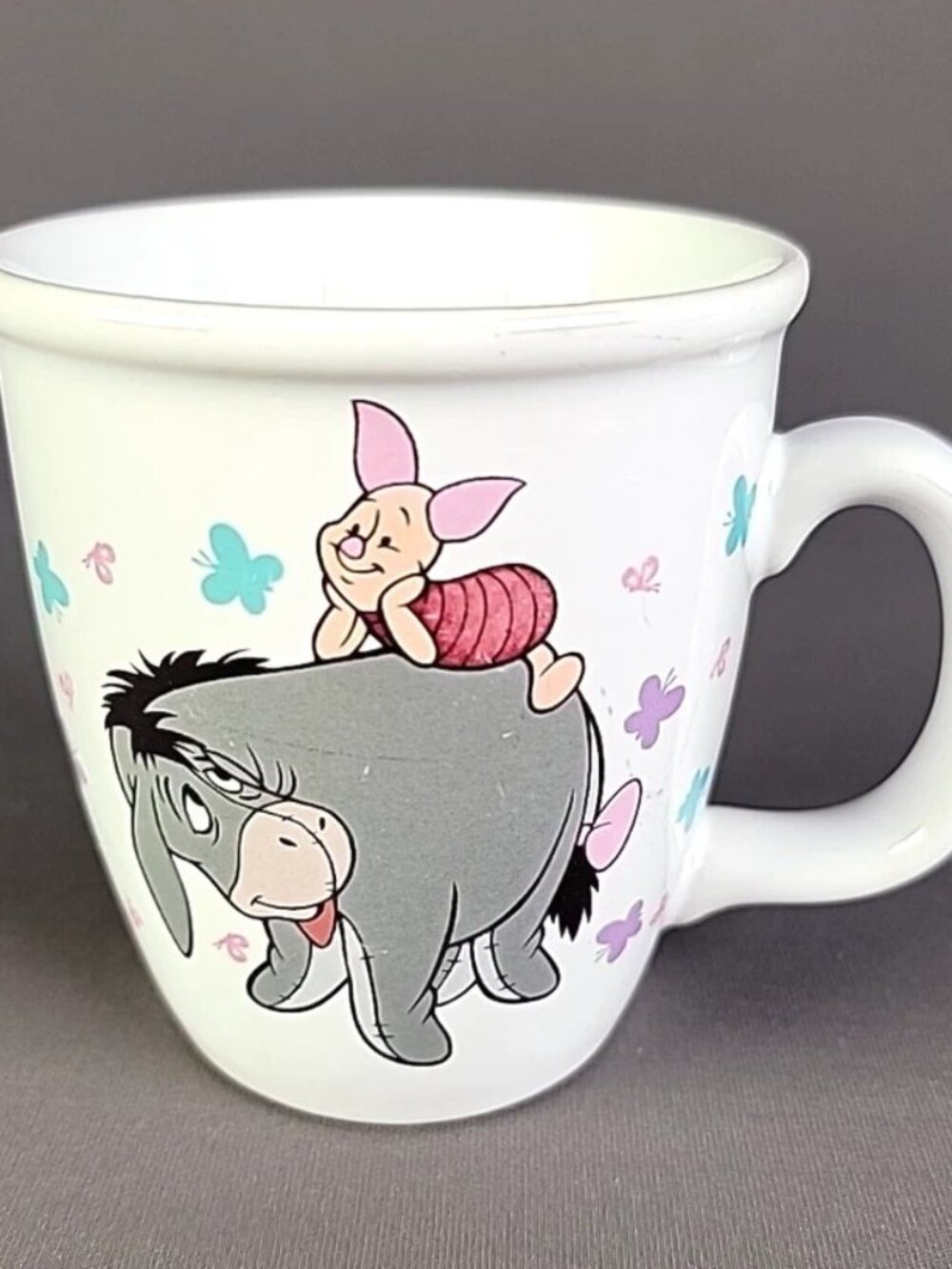 Piglet and Eeyore Coffee Mug Cup Winnie The Pooh Disney Made in Thailand